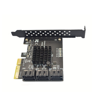 SATA <strong>PCI</strong> E Adapter 6 Ports SATA 3.0 to <strong>PCI</strong> Express X4 Expansion Card SATA3.0 PCIe <strong>PCI</strong>-e SATA <strong>Controller</strong> for HDD ASMedia ASM1166 - Product Image 3