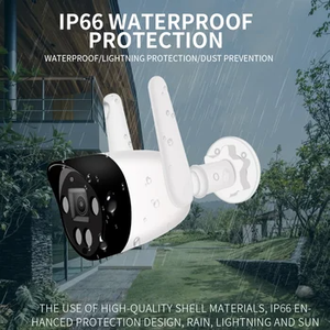 IP66 Cámara IP a prueba de agua inalámbrica WiFi IP cámara de red de seguridad 12V ICSEE 2MP 3MP 5MP Cámara inteligente para exteriores - Product Image 2