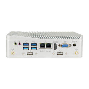 BKHD Core i3 Embedded Weiß Mini Host Industrie computer PC RS485 RS232 GPIO Dual Nics Installieren Sie OS Linux Ubuntu Pfsense Mikro tik - Product Image 4