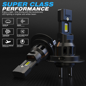 Yüksek kalite Mini boyutu 12V 70W H4 Led far lambaları araç aydınlatma sistemi, araba Led far H4 Led farlar için Hi/Lo işın - Product Image 4