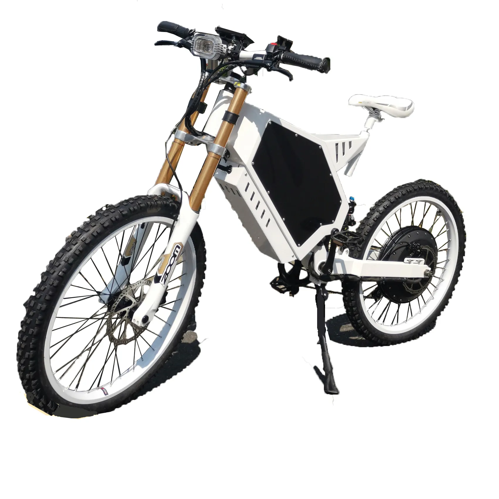 2024ロングシートフルサスペンション電動自転車ウォーキングサイクル72V8000Wファットタイヤスクランブラー電動自転車
