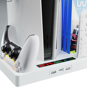 Factory <strong>Customized</strong> PS5 Digital Edition Vertical Stand Cooling Station <strong>Controller</strong> Charging Station for PS5 Console Disc Version - Product Image 5