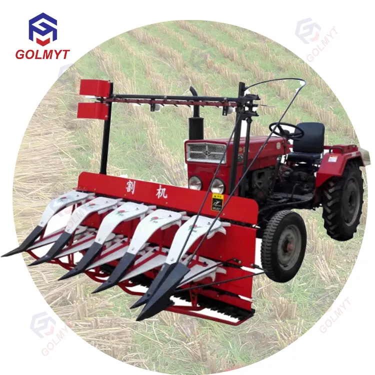 Low Price Good Quality Agriculture Corn Soybean Pepper Sesame Reed Harvester Mini Wheat Rice Harvesting Machine