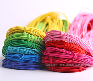 In Stock 332 <strong>Colors</strong> Factory <strong>Elastic</strong> <strong>String</strong> <strong>Custom</strong> 2/2.5/3MM Polyester Colorful Round Braid <strong>Elastic</strong> Cord Rope Band for Garment - Product Image 2