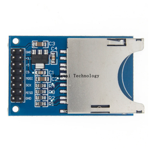 SDカードリーダー/ライターモジュール開発用ボードDIYスターターキットモジュールSPIインターフェイスマイクロコントローラーARM MCU - Product Image 1