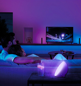 โคมไฟ LED สมาร์ททีวีตั้งโต๊ะในร่ม, ไฟ LED สร้างบรรยากาศในร่มแบบพกพาไฟกลางคืนไฟ LED บาร์สำหรับเล่นเกมโคมไฟตั้งโต๊ะควบคุมโดยแอป Alexa