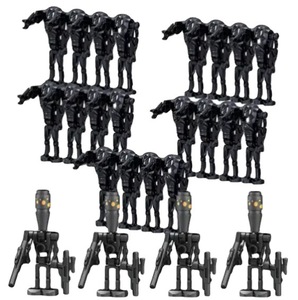 Plastik Mini Juguete uzay savaşları Minifigs savaş robotu Jedi Jedi Darth Vader 501st klon Trooper Minifigs yapı taşı çocuklar oyuncak - Product Image 2