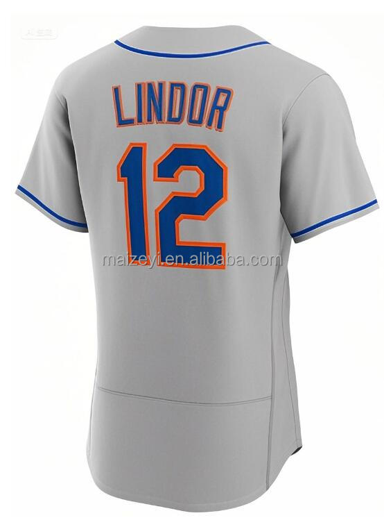 #12 Francisco Lindor Gris