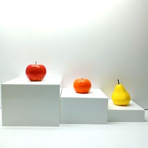 Hot Selling <strong>Customized</strong> <strong>Sizes</strong> Gallery Exhibition 3 Tier Acrylic <strong>Display</strong> Stand Black and White Acrylic <strong>Cube</strong> <strong>Display</strong> Stand