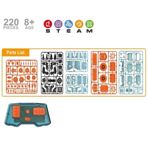 3 in 1 smart programmation robot da calcio fai da te assemblare kit di costruzione di robot pinza di interazione e sharpshooter STEM rc robot toys - Product Image 5