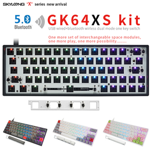 New Product Factory Supplier Wired /bt5.1 Dual-mode 60% <strong>Mechanical</strong> <strong>Keyboard</strong> 60% Layout/ Full Keys Programmable - Product Image 4