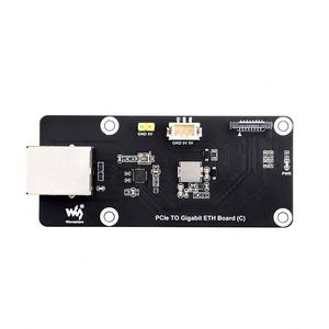 Waveshare Raspberry Pi 5 PCie a ETH Placa de expansión Montaje lateral Placa adaptadora de Puerto Gigabit Ethernet Sin unidad Plug and Play - Product Image 6