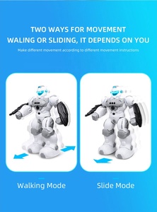 XINFEI 2.4Ghz 1:12 di plastica Smart Auto programmazione Demo giocattoli Robot blindato guardiano con controllo gestuale effetti di musica leggera - Product Image 2