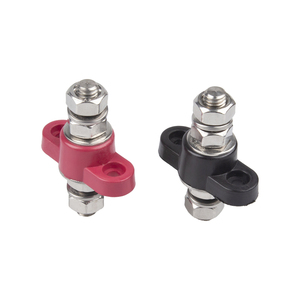 Yüksek kaliteli M8 çift kafa bara akü kutup başları araba modifiye motorum yat otobüs & sıra-güç dağıtım ekipmanları - Product Image 3