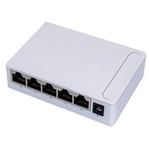 D-Link 5ポート100/1000Mbpsプラスチックデスクトップネットワークスイッチメガビット管理されていないイーサネットスイッチハブSNMP QoS 12か月保証 - Product Image 1