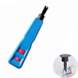 HTOC Punch Down <span class=keywords><strong>Tool</strong></span> <span class=keywords><strong>Kit</strong></span> mit BK Blade Network Wire Stripper Für RJ11 RJ45 Netzwerk kabel Telefon leitung <span class=keywords><strong>Computer</strong></span> UTP Crimper