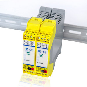 1 In 2 Out 4-20mA入力0-10V出力アナログ信号アイソレータートランスミッター24Vdc電源信号コンバータートランス - Product Image 2