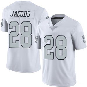 Áo bóng đá nam raiders-Đen Trắng huyền thoại thế hệ 2, thêu, có sẵn trong 4 #, 24 #, 28 # - Product Image 4