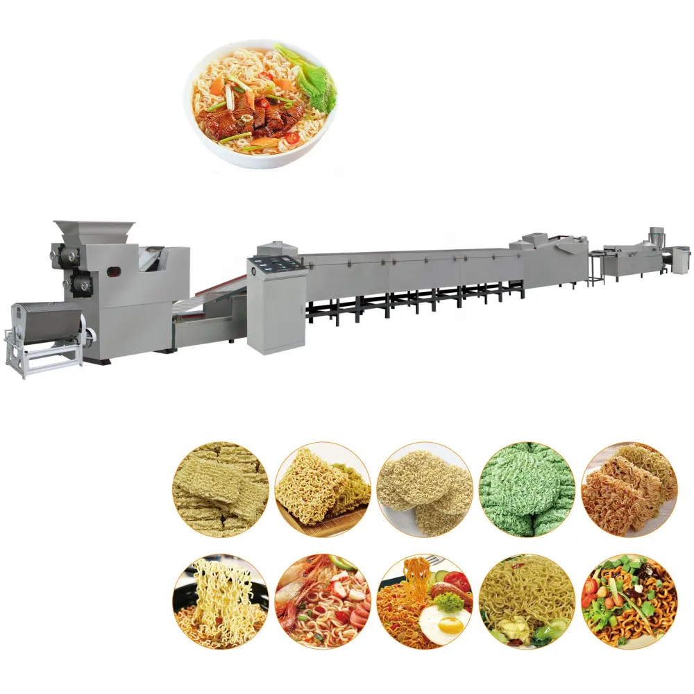 Macarrão instantâneo totalmente automático máquina Pequeno Ramen Processamento Elétrico Atacado Macarrão Automático