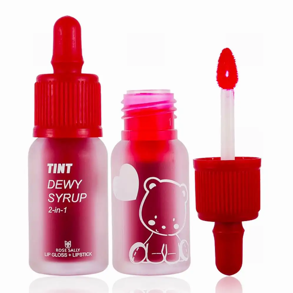 Permanente Sangue Gotejando Água Lip Tint Vegan Water Proof Hidratante Lip Glow Oil Kiss Proof Personalizar Hidratante Lip Tint