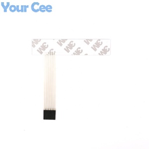1X5 Matrix 5 Tasti Numerici Membrana Tastiere Tastiere con LED