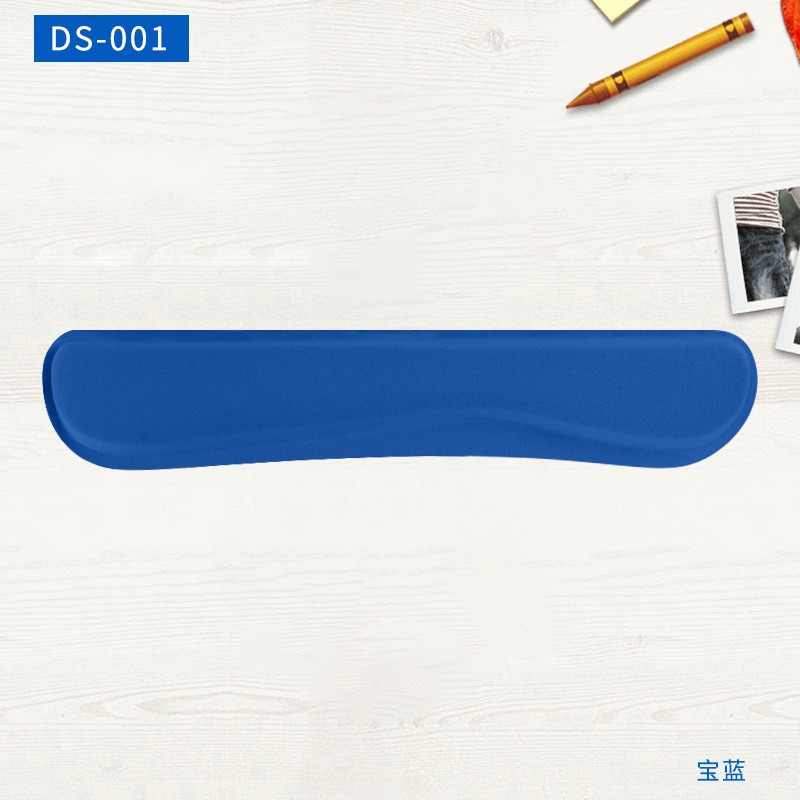 Blue long wrist rest