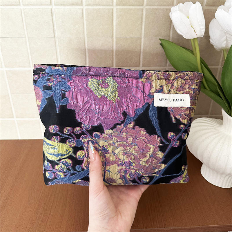 Talla grande - Estampado floral de aves - Negro