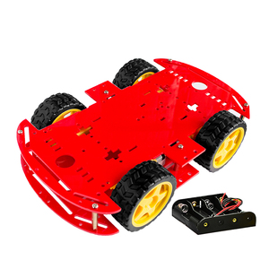 Per Arduino 5 colori Kit Smart per auto 4WD Kit di telaio per auto intelligente Robot per auto con Encoder di velocità e batteria Kit elettronico