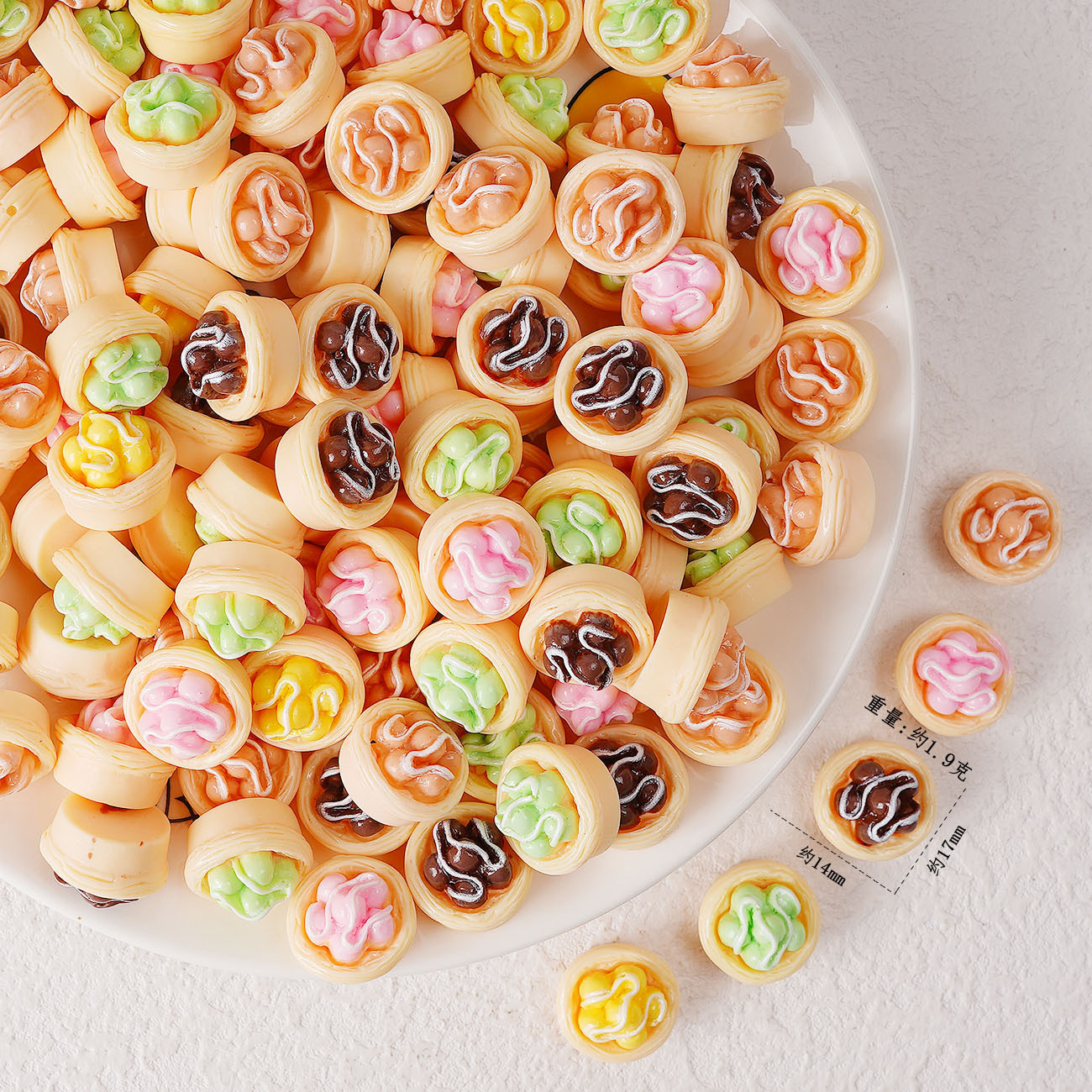 ice cream ball tart