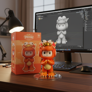 Tùy Chỉnh PVC Thủ Công Đồ Chơi Hình Con Rồng Nhỏ Người Đàn Ông Bức Tượng Nhân Vật Mô Hình Trang Trí - Product Image 1