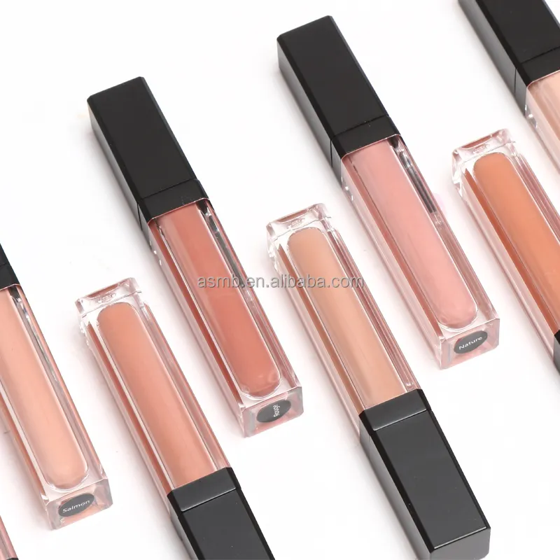 Batom líquido nude de alta qualidade, marcador privado, gloss à prova d'água, cosméticos vegano, gloss labial