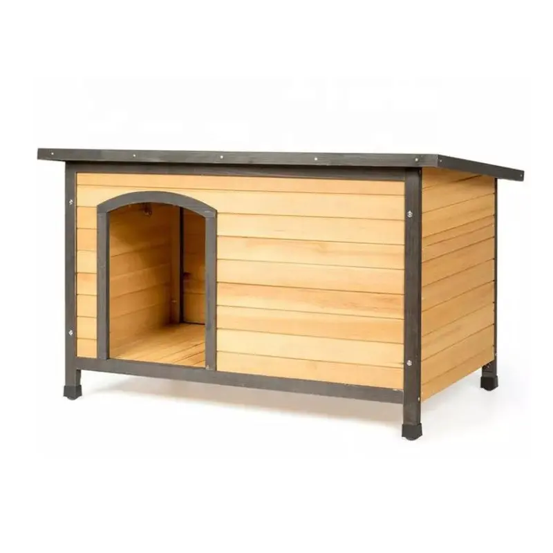 Wholesale Cheap Wooden Square Outdoor Large Dog House Kennel For Dogs