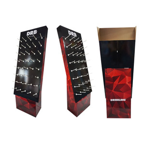 Бумажная картонная стойка для наушников с крюком - Product Image 1