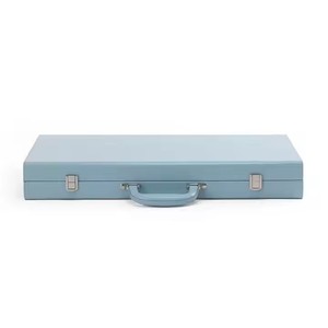 Nhà Máy Tùy Chỉnh Handmade Da Cá Sấu PU Da Xách Tay Sang Trọng <span class=keywords><strong>Backgammon</strong></span> Trò Chơi Thiết Lập - Product Image 5