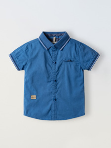 Toptan 8-Colors boys 'yaz Polo GÖMLEK turn-aşağı yaka pamuk kısa kollu rahat çocuklar Tops
