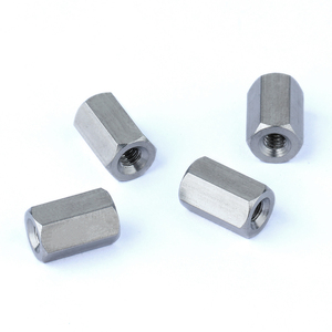 <strong>M3</strong> M6 M8 M12 3/8 Steel Zinc-plated Long Nuts DIN 6334 Extended Hexagon and Round <strong>Coupling</strong> Nuts - Product Image 5