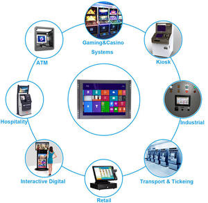 Beliebte PAL/NTSC farbe system 12 zoll open frame lcd monitor - Product Image 6