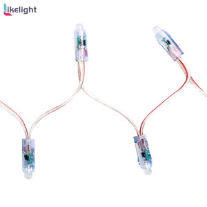 Wasserdichtes IP68 Voll farbiges DC5V Ucs1903 Werbung Ws2811 Ws2812b Smart Led Point Pixel Modul 12mm RGB LED Lichterketten - Product Image 2