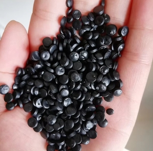 管道级纯HDPE PE100黑色颗粒/HDPE PE 100树脂高密度聚乙烯纯HDPE PE100 - Product Image 1
