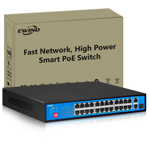Fabrika <span class=keywords><strong>OEM</strong></span>/ODM PoE anahtarı 4 8 16 24 48 port 100/1000M Ethernet anahtarı optik fiber portları ile POE Gigabit