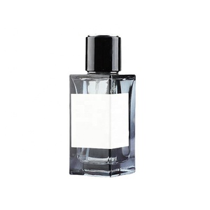 OEMカスタム30ml50ml100ml長方形ヴィンテージポータブル空スプレーガラススクエア50mlブラック香水瓶プラスチック蓋付き