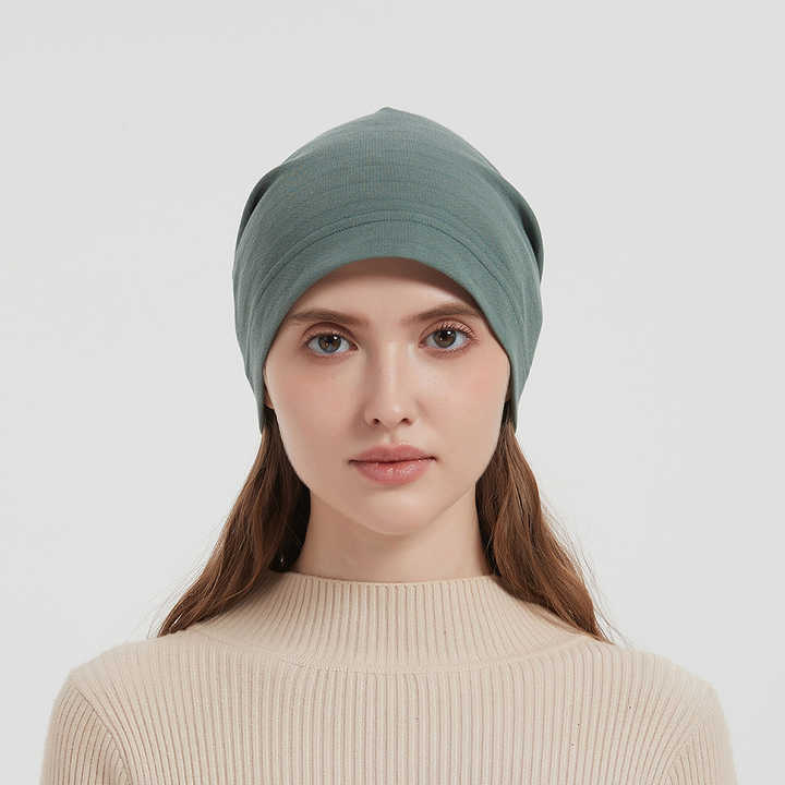 EMF Protection Hat, Block EMF RF Radiation High Shielding Pure Silver Fabric Faraday Beanie