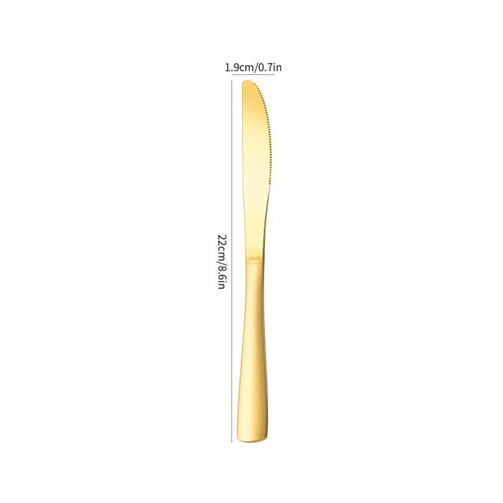 Gold Dinner Knife