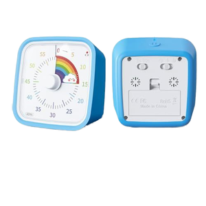 Timer visivo silenzioso con luce notturna-Strumento di gestione del tempo del conto alla rovescia di 60 minuti per la casa, la scuola e il lavoro - Product Image 3