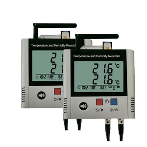 Registrador DE DATOS inalámbrico GSM SMS Monitor de temperatura y humedad en tiempo real Notificaciones de alarma personalizables a través de mensajes de texto OEM