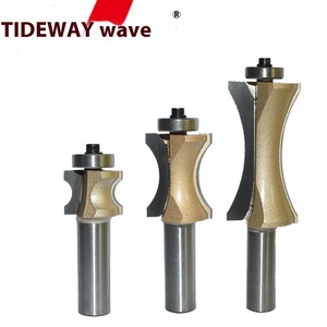 TIDEWAYプログレードアーク切削工具ベアリング付きフラットラウンドナイフ木工用フライスカッター