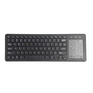 Teclado inalámbrico de Chocolate con touchpad, teclado ergonómico, ultrasilencioso, para ordenador - Product Image 1