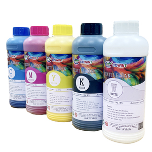Cewint CMYK白色水印数字印刷油墨，用于宠物薄膜，纺织t恤水性转移数字胶印油墨 - Product Image 2