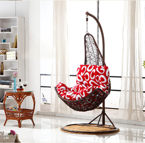 Đồ Nội Thất Bằng Mây Ghế Đu Đưa Sân Trong, Võng Đu Đưa Sân Vườn Ngoài Trời, Ghế Đu Đưa Bằng Liễu Gai Ghế Đu Đưa Có Chân Đế C Và Đệm - Product Image 3