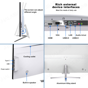 Factory Wholesale 21.5&quot; 23.8&quot; 27'' Business Desktop Monoblock Barebone All in One PC <strong>Computer</strong> Pc Customizable - Product Image 6